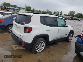 2020 Jeep Renegade Latitude with VIN ZACNJABB9LPL91894, listed as a Copart auction lot 52179294 with 31,227 mi miles and Salvage title. Bid and sale history available at DreamBid. Image 3.