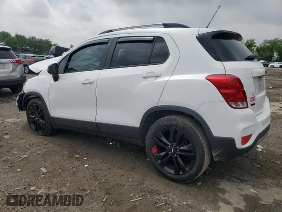 2020 Chevrolet Trax LT with VIN 3GNCJLSB7LL230367, listed as a Copart auction lot 57222255 with 26,180 mi miles and Salvage title. Bid and sale history available at DreamBid. Image 2.
