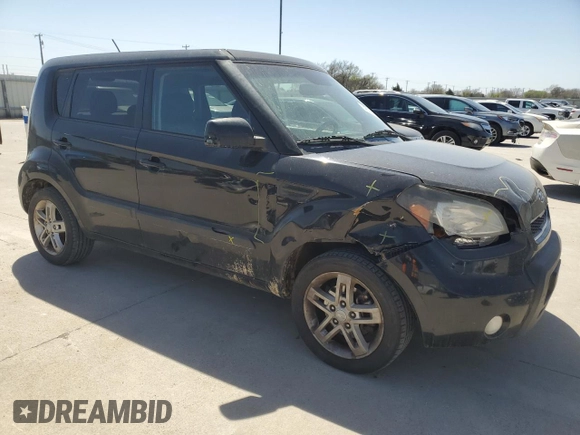2011 Kia Soul + with VIN KNDJT2A22B7216109, listed as a Copart auction lot 48726895 with 277,440 mi miles and Salvage Title. Bid and sale history available at DreamBid. Image 4.