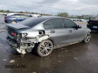 2020 BMW 3 Series M340i with VIN 3MW5U7J05L8B44054, listed as a Copart auction lot 50531364 with 38,012 mi miles and Salvage Title. Bid and sale history available at carsss.com. Image 3.