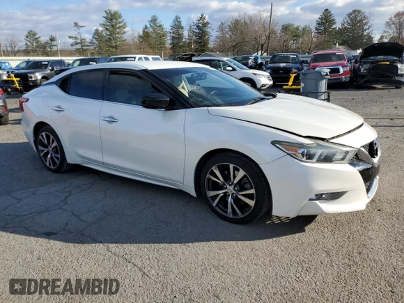 2016 Nissan Maxima S with VIN 1N4AA6AP3GC417157, listed as a Copart auction lot 82451224 with 139,345 mi miles and Salvage Title. Bid and sale history available at DreamBid. Image 4.