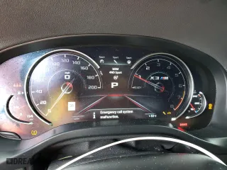 2020 BMW X3 M Competition with VIN 5YMTS0C02LLA57655, listed as a Copart auction lot 50796084 with 0 mi miles and Salvage Title. Bid and sale history available at carsss.com. Image 9.
