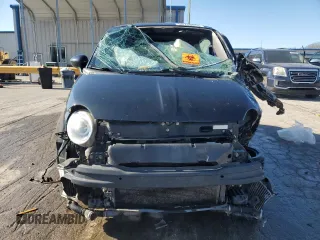 2013 FIAT 500 Turbo with VIN 3C3CFFHH3DT623165, listed as a Copart auction lot 50796075 with 0 mi miles and Salvage Title. Bid and sale history available at carsss.com. Image 5.