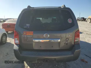 2008 Nissan Pathfinder SE with VIN 5N1AR18U78C624455, listed as a Copart auction lot 42384465 with 200,574 mi miles and Clean Title. Bid and sale history available at carsss.com. Image 6.