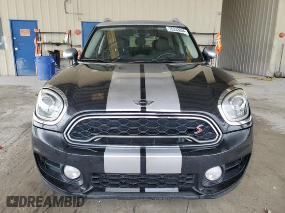 2018 MINI Countryman Cooper S with VIN WMZYT3C32J3E93605, listed as a Copart auction lot 75333004 with 64,132 mi miles and Salvage Title. Bid and sale history available at carsss.com. Image 5.