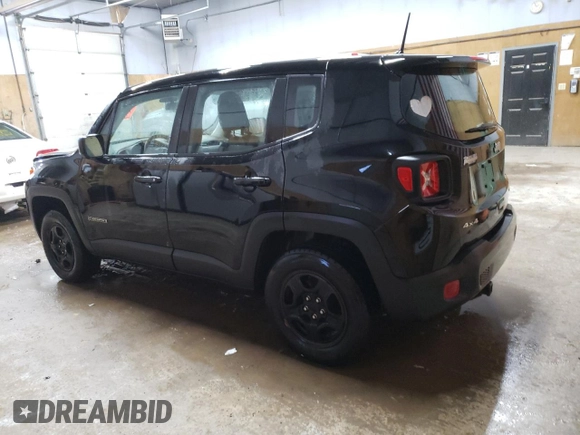 2020 Jeep Renegade Sport with VIN ZACNJBAB9LPL25398, listed as a Copart auction lot 49898705 with 47,555 mi miles and Salvage title. Bid and sale history available at DreamBid. Image 2.
