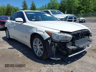 2014 Infiniti Q50 Sport with VIN JN1BV7AR3EM681886, listed as a IAAI auction lot 42382281 with 140,005 mi miles and . Bid and sale history available at DreamBid. Image 6.