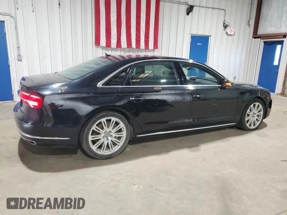 2016 Audi A8 3.0T with VIN WAU34AFD4GN012549, listed as a Copart auction lot 53857955 with 85,501 mi miles and Clean title. Bid and sale history available at DreamBid. Image 3.