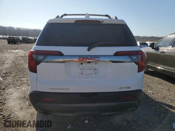 2020 GMC Acadia AT4 with VIN 1GKKNLLS1LZ144105, listed as a Copart auction lot 50167755 with 107,387 mi miles and Salvage title. Bid and sale history available at DreamBid. Image 6.