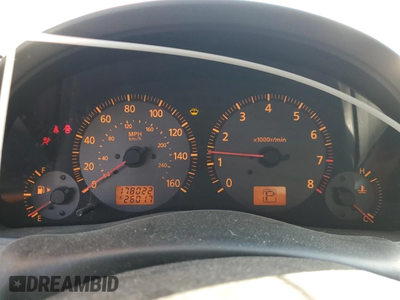 2003 Infiniti G35 w/Leather with VIN JNKCV54E33M206846, listed as a Copart auction lot 42630765 with 178,022 mi miles and Salvage Title. Bid and sale history available at DreamBid. Image 9.