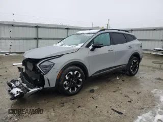 2024 Kia Sportage X-Line with VIN 5XYK6CDF3RG138923, listed as a Copart auction lot 45040805 with 18,725 mi miles and Salvage Title. Bid and sale history available at carsss.com. Image 1.