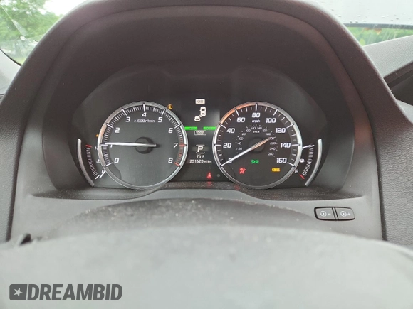 2015 Acura MDX Advance with VIN 5FRYD4H87FB026712, listed as a Copart auction lot 61238365 with 231,620 mi miles and Salvage title. Bid and sale history available at DreamBid. Image 9.