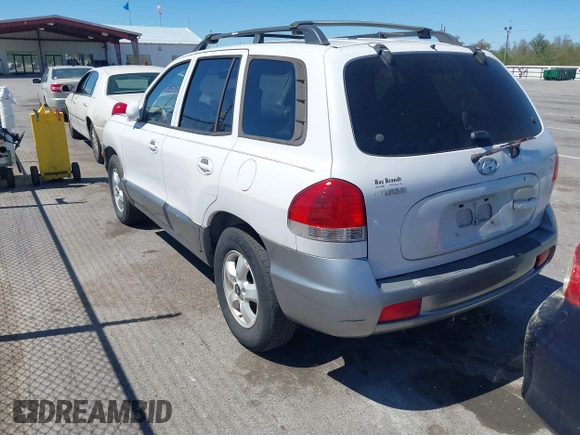 2005 Hyundai Santa Fe GLS with VIN KM8SC13D15U941151, listed as a IAAI auction lot 41825233 with 102,745 mi miles. Bid and sale history available at carsss.com. Image 3.