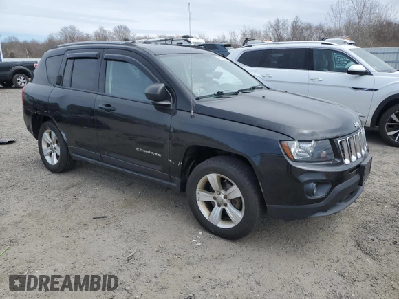 2016 Jeep Compass Sport with VIN 1C4NJDBB1GD756450, listed as a Copart auction lot 50776255 with 136,937 mi miles and Salvage Title. Bid and sale history available at carsss.com. Image 4.