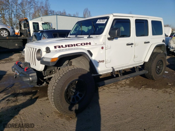 2019 Jeep Wrangler Unlimited Rubicon with VIN 1C4HJXFN5KW547244, listed as a Copart auction lot 88947665 with 77,853 mi miles and Salvage Title. Bid and sale history available at carsss.com. Image 1.