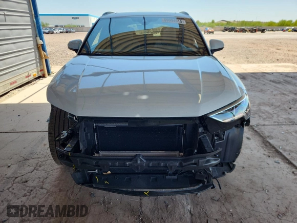2021 Audi Q3 S line Premium Plus with VIN WA1EECF37M1124299, listed as a Copart auction lot 59994915 with 27,800 mi miles and Salvage title. Bid and sale history available at DreamBid. Image 5.