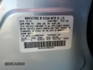 2013 Infiniti M37 with VIN JN1BY1AR7DM602593, listed as a Copart auction lot 76594594 with 118,994 mi miles and Salvage Title. Bid and sale history available at carsss.com. Image 12.