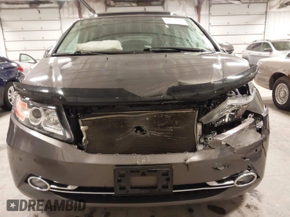 2016 Honda Odyssey Touring Elite with VIN 5FNRL5H92GB045824, listed as a IAAI auction lot 41872220 with 120,557 mi miles. Bid and sale history available at carsss.com. Image 13.