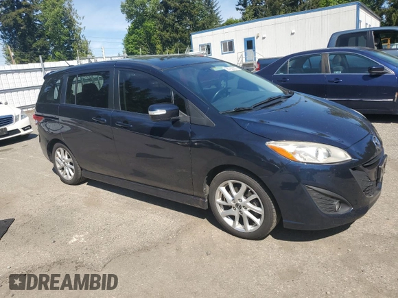 2015 Mazda 5 Grand Touring with VIN JM1CW2DL5F0185358, listed as a Copart auction lot 55763035 with 95,486 mi miles and Salvage title. Bid and sale history available at DreamBid. Image 4.