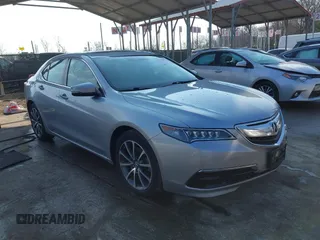 2017 Acura TLX V6 w/Technology Pkg with VIN 19UUB2F57HA002961, listed as a IAAI auction lot 41482815 with 55,528 mi miles. Bid and sale history available at carsss.com. Image 1.