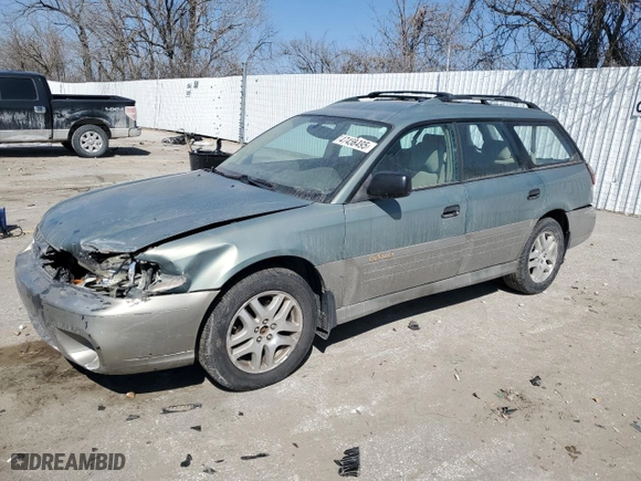 2003 Subaru Legacy Wagon Outback with VIN 4S3BH675537632011, listed as a Copart auction lot 47458495 with 171,909 mi miles and Salvage Title. Bid and sale history available at carsss.com. Image 1.