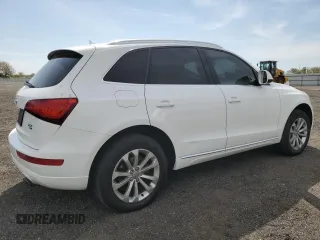 2014 Audi Q5 Premium Plus with VIN WA1LFAFP2EA098627, listed as a Copart auction lot 53249185 with 225,246 mi miles and Salvage Title. Bid and sale history available at carsss.com. Image 3.