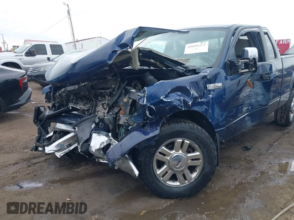 2008 Ford F-150 XLT with VIN 1FTPX14V58FB23534, listed as a IAAI auction lot 41696193 with 176,603 mi miles. Bid and sale history available at carsss.com. Image 6.
