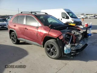 2021 Toyota RAV4 XLE with VIN 2T3W1RFV0MW167202, listed as a Copart auction lot 48779125 with 71,349 mi miles and Salvage Title. Bid and sale history available at carsss.com. Image 4.