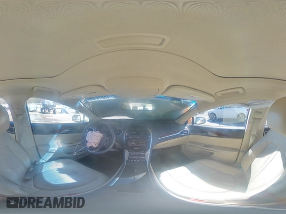 2014 Lincoln MKZ with VIN 3LN6L2G95ER809658, listed as a Copart auction lot 46814105 with 61,397 mi miles and Salvage Title. Bid and sale history available at carsss.com. Image 14.