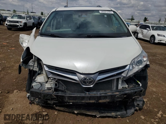2019 Toyota Sienna XLE with VIN 5TDDZ3DC2KS210712, listed as a Copart auction lot 58591235 with Not provided miles and Salvage title. Bid and sale history available at DreamBid. Image 5.