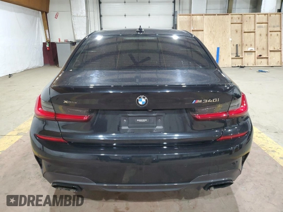 2021 BMW 3 Series M340i xDrive with VIN 3MW5U9J00M8B50888, listed as a Copart auction lot 83747584 with 35,951 mi miles and Salvage Title. Bid and sale history available at carsss.com. Image 6.