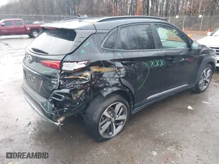 2021 Hyundai Kona Limited with VIN KM8K3CA54MU730192, listed as a IAAI auction lot 41102025 with 77,885 mi miles. Bid and sale history available at carsss.com. Image 4.