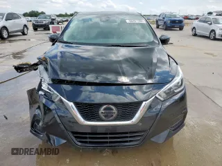 2021 Nissan Versa SV with VIN 3N1CN8EVXML859612, listed as a Copart auction lot 58491295 with 86,335 mi miles and Salvage title. Bid and sale history available at DreamBid. Image 5.