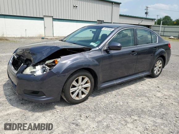 2010 Subaru Legacy Premium All-Weather Anniversary with VIN 4S3BMBC63A3243763, listed as a Copart auction lot 59732445 with 93,908 mi miles and Salvage title. Bid and sale history available at DreamBid. Image 1.