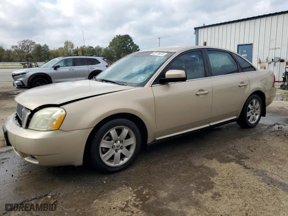 2007 Mercury Montego with VIN 1MEHM40197G610227, listed as a Copart auction lot 82175074 with 0 mi miles and Non Repairable. Bid and sale history available at carsss.com. Image 1.