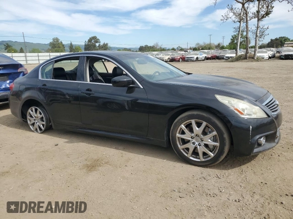 2010 Infiniti G37 Sedan Journey with VIN JN1CV6AP7AM201937, listed as a Copart auction lot 52913825 with Not Provided miles and Salvage Title. Bid and sale history available at carsss.com. Image 4.