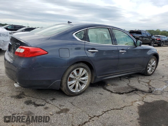 2011 Infiniti M37 with VIN JN1BY1AR5BM373456, listed as a Copart auction lot 73977884 with 0 mi miles and Salvage Title. Bid and sale history available at carsss.com. Image 3.