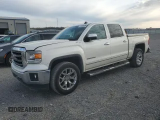 2014 GMC Sierra 1500 SLT with VIN 3GTU2VEC0EG375367, listed as a Copart auction lot 52339505 with 206,855 mi miles and Salvage Title. Bid and sale history available at DreamBid. Image 1.