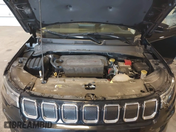 2022 Jeep Compass High Altitude with VIN 3C4NJDCB5NT233969, listed as a IAAI auction lot 42034557 with 23,257 mi miles and . Bid and sale history available at DreamBid. Image 10.