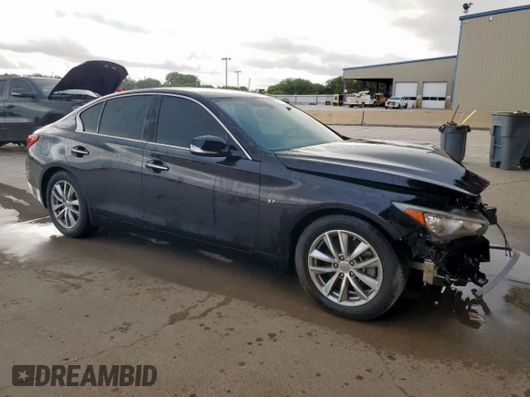 2015 Infiniti Q50 Premium with VIN JN1BV7AP6FM335248, listed as a Copart auction lot 61015275 with 117,227 mi miles and Clean title. Bid and sale history available at DreamBid. Image 4.