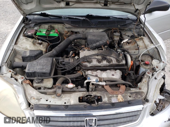 2000 Honda Civic VP with VIN 2HGEJ6611YH525471, listed as a Copart auction lot 69864324 with 115,313 mi miles and Salvage Title. Bid and sale history available at carsss.com. Image 13.