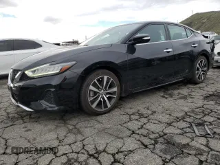 2021 Nissan Maxima SV with VIN 1N4AA6CV4MC513807, listed as a Copart auction lot 48571005 with 77,380 mi miles and Salvage Title. Bid and sale history available at DreamBid. Image 1.