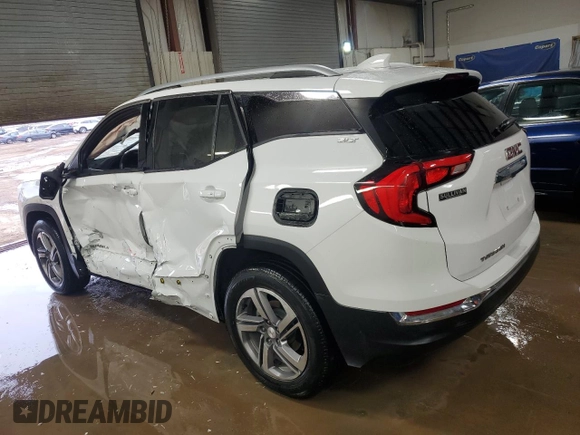 2019 GMC Terrain SLT with VIN 3GKALVEV4KL157909, listed as a Copart auction lot 50470345 with 11,902 mi miles and Salvage Title. Bid and sale history available at carsss.com. Image 2.