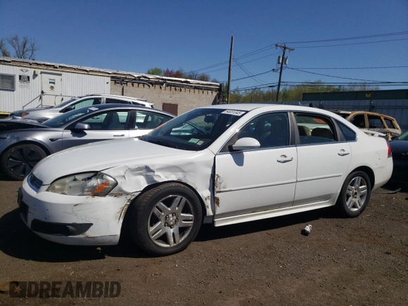 2010 Chevrolet Impala LT with VIN 2G1WB5EN4A1187912, listed as a Copart auction lot 54851045 with 126,234 mi miles and Salvage Title. Bid and sale history available at DreamBid. Image 1.