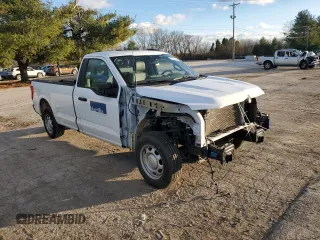 2023 Ford F-150 XL with VIN 1FTMF1C59PKE40505, listed as a Copart auction lot 87022404 with Not Provided miles and Salvage Title. Bid and sale history available at carsss.com. Image 4.