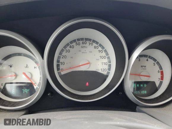 2009 Dodge Grand Caravan SE with VIN 1D8HN44E29B509835, listed as a Copart auction lot 56311925 with 105,108 mi miles and Salvage title. Bid and sale history available at DreamBid. Image 9.