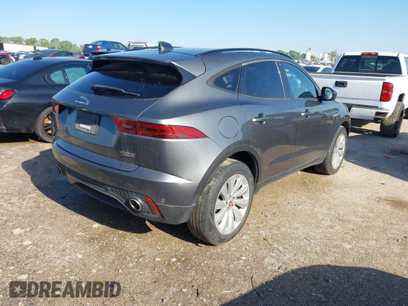2020 Jaguar E-Pace SE with VIN SADFP2FX9L1004525, listed as a IAAI auction lot 41961714 with 42,291 mi miles and . Bid and sale history available at DreamBid. Image 4.