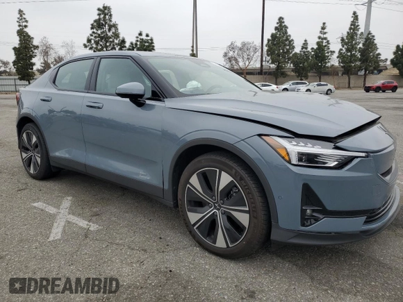 2024 Polestar 2 z VIN YSMFD3KA1RL220740, wystawiony jako Copart lot #52755355 z przebiegiem 9 416 mil mil oraz Szkoda całkowita • Salvage title. Historia ofert i sprzedaży dostępna na DreamBid. Obrazek 4.
