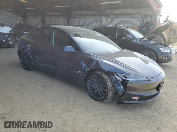 2024 Tesla Model 3 with VIN 5YJ3E1EAXRF782571, listed as a Copart auction lot 50253805 with 3,626 mi miles and Salvage Title. Bid and sale history available at carsss.com. Image 4.