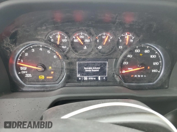2024 GMC Sierra 1500 with VIN 3GTNUAED8RG389622, listed as a Copart auction lot 49223865 with 9,783 mi miles and Salvage Title. Bid and sale history available at DreamBid. Image 9.